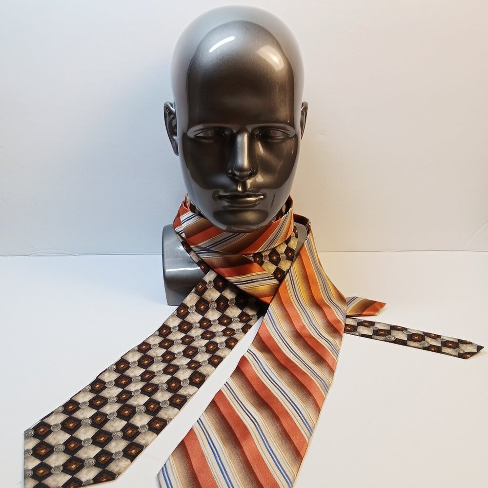 SIENA COLLEZIONE  100% SILK NECKTIE - MULTI - COLORS - COMBO SET